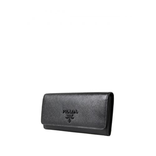 프라다 Prada Saffiano leather continental wallet