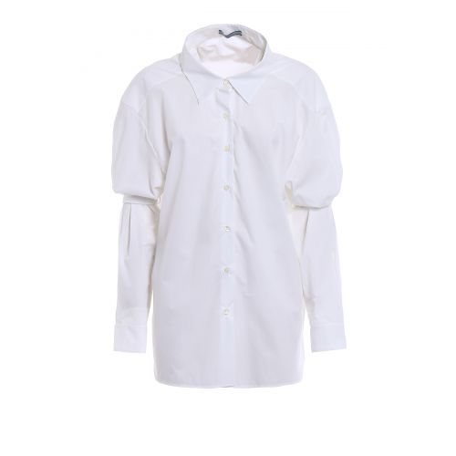 프라다 Prada Elbow strap cotton shirt