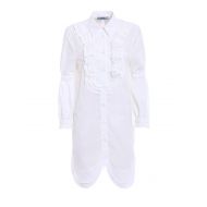 Prada Poplin compact white long shirt