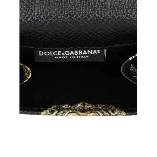  Dolce & Gabbana Sacred heart print leather wallet