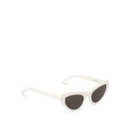 Saint Laurent Grace white cat eye sunglasses