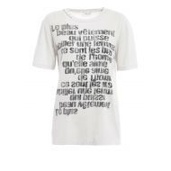 Saint Laurent Faded print drilled T-shirt