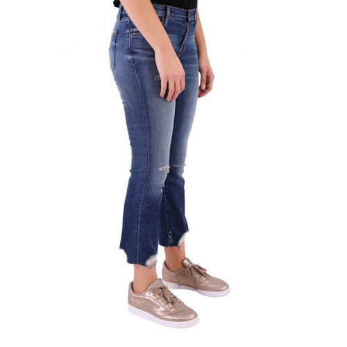  J Brand Selena scraped knees denim jeans