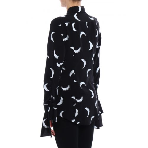 생로랑 Saint Laurent Silk shirt with printed moons