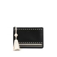 TodS Woven details leather clutch