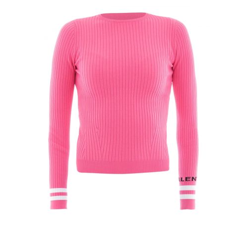 Valentino Viscose blend fitted pink sweater