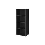 King77777 4 Tier Open Shelf Storage Display Cabinet, Bookshelf Display Shelf File Book Organizer Rack Stand Storage Cabinets, New,