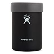 Hydro Flask Can Cooler Cup - Stainless Steel & Vacuum Insulated - Removable Rubber Boot - 12 oz, Black
