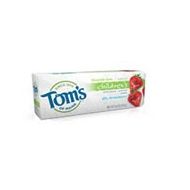 Toms of Maine Toms Of Maine Silly Strawberry, Fluoride Free Kids Toothpaste ( 6/4.2 OZ)