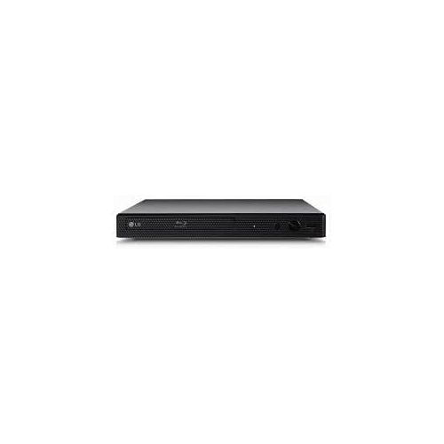  [아마존베스트]LG BP350 Blu-ray Disc & DVD Player Full HD 1080p Upscaling with Streaming Services, Built-in Wi-Fi, HDMI Output and Smart HI-FI-Compatible, Bundled with Alphasonik HDMI Cable Inclu