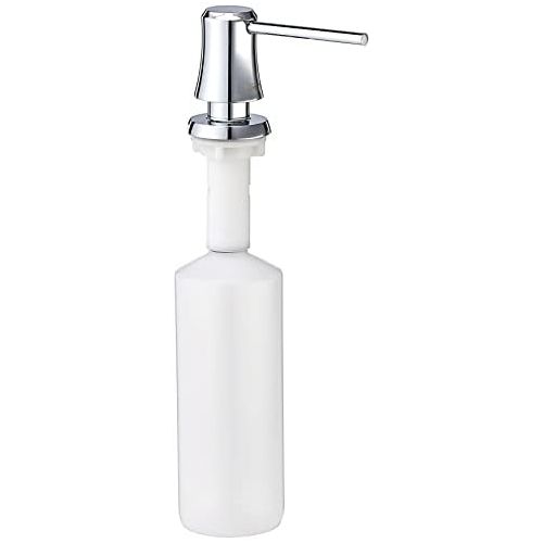  hansgrohe Joleena Bath and Kitchen Sink Soap Dispenser 3-inch, Transitional Soap Dispenser in Chrome, 04796000