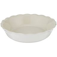 Emile Henry Made In France HR Modern Classics Pie Dish, 9, White: Kitchen & Dining