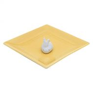 인센스스틱 nippon kodo Pottery Incense Plate & Rabbit of Incense Stick Holder (Yellow)
