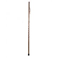 Brazos Travelers Oak Walking Stick, Breaks Down for Travel, Trekking Poles, Wooden Staff, Hiking Sticks for Men and Women, Handcrafted Hiking Poles, Brown Oak, 55 Inches