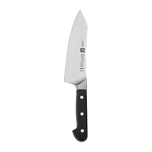  [아마존베스트]ZWILLING Pro 7-inch Rocking Santoku Knife, Black/Stainless Steel