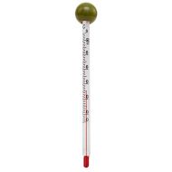 Lantelme Babyflaschenthermometer Glas Holzkugel gruen Babyflasche Babyteller Lebensmittel Thermometer 6170