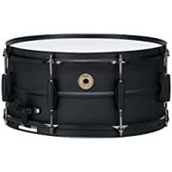 [아마존베스트]Tama Metalworks Black Steel Snare Drum 14 x 6.5 Inches Matte Black (BST1465BK)
