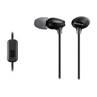 Sony MDR-EX15AP Earphones with Smartphone Mic and Control - Black