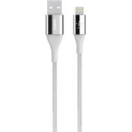 Belkin MIXIT DuraTek Lightning to USB Cable - MFi-Certified iPhone Charging Cable for iPhone 11, 11 Pro, 11 Pro Max, XS, XS Max, XR, X, 8/8 Plus and more (4ft/1.2m), Silver