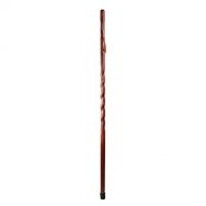 Trail Blazer 603-3000-1338 by Brazos Twisted Pine Wood Walking Stick,Handcrafted Wooden Staff,Hiking Stick for Men & Women,Trekking Pole,Wooden Walking Stick,Made in USA,Red,,4.58