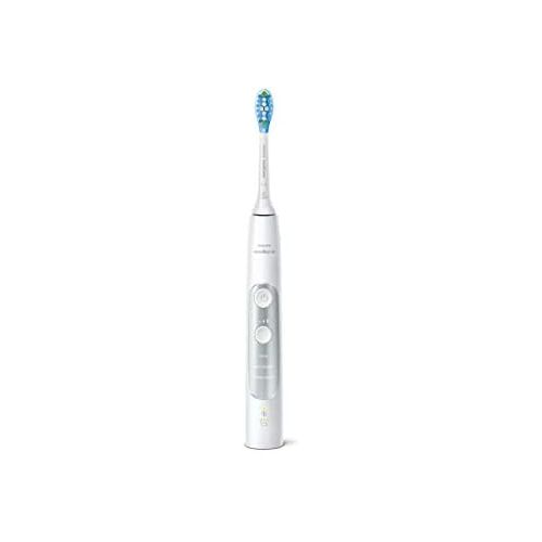 필립스 Philips Sonicare ExpertClean 7300 Electric Toothbrush HX9611/19 with Sound Technology, Pressure Control, Travel Case, Pack of 2, White