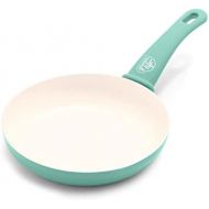 GreenLife Soft Grip Healthy Ceramic Nonstick, Frying Pan, 8, Turquoise