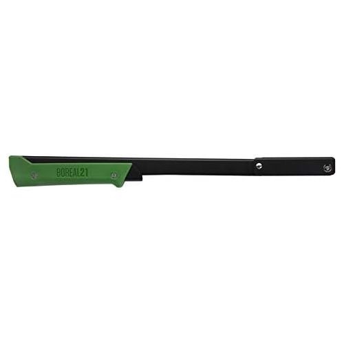  [무료배송]아가와캐년 보레알21 폴딩 접이식 톱 Agawa Canyon - BOREAL21 Folding Bow Saw - Black Frame, Green Handle, All-Purpose Blade
