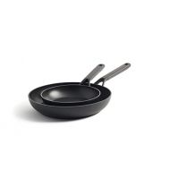KitchenAid Classic Frying Pan Set, Non-Stick Aluminium Pans with Stay Cool Handle - Induction, Oven & Dishwasher Safe - 20/28 cm