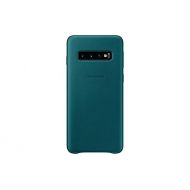 Samsung Protective Leather Cover for Galaxy S10+ ? Official Galaxy S10+ Case ? Hardwearing Genuine Leather Phone Case for The Samsung Galaxy S10+ - Green