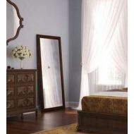 Full Length Mirror Standing - Antique Brown Wood - for Your Elegant Viewing Angle