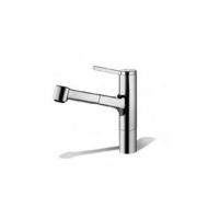 KWC Faucets 10.191.033.127 AVA Pull Out Kitchen Faucet, Splendure Stainless Steel