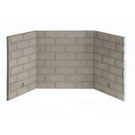 Superior Fireplaces Superior BLBSR White Stacked Refractory Brick Liner
