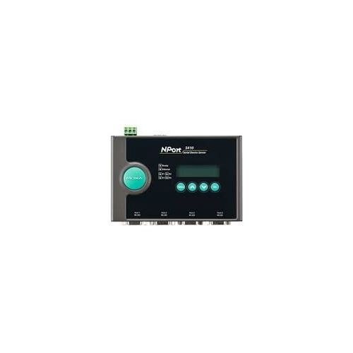  [아마존베스트]MOXA NPort 5410 w/Adapter - 4 Ports RS-232 Serial Device Server, 10/100 Ethernet, DB9 Male
