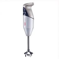 Bamix M133 Mono Immersion Hand Blender  Light Grey  3 Stainless Steel Interchangeable Blades  140W 120V 60Hz with US plug  Includes 3 Blades, 2 ½ Cup Beaker, Wall Bracket, and