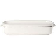 Clever Cooking Rectangular Baking Dish with Lid by Villeroy & Boch - Premium Porcelain Baking Dish - Made in Germany - Dishwasher and Microwave Safe - 13.25 x 9.5 Inches