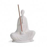 인센스스틱 UXZDX White Porcelain Zen Statues Ceramics Stick Incense Burner Home Decoration Accessories (Color : A, Size : 9cm11.5cm)