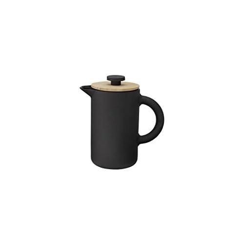  Stelton x-636 - Kaffeebereiter, Pressfilterkanne - Theo - 0,8 Liter - Keramik - schwarz