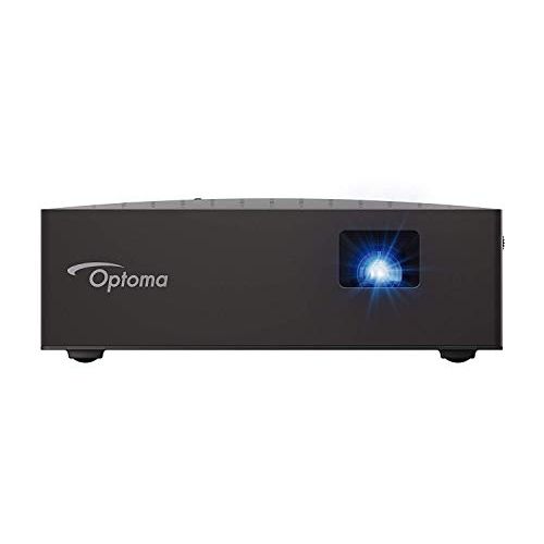  Optoma LV130 Mini Projector, Bright and Ultra Portable LED Cinema in Your Pocket, 4.5 Hour Built-in Battery, HDMI, USB, DLP Projector with Amazing Colors