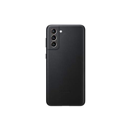 삼성 Samsung Galaxy S21+ Case, Leather Back Cover - Black (US Version)