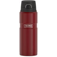[무료배송]THERMOS Stainless King Vacuum-Insulated Drink Bottle, 24 Ounce, Matte Red