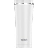 Thermos Sipp 16 Ounce Stainless Steel Travel Tumbler, Matte White
