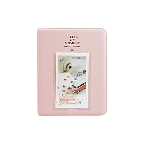후지필름 Fujifilm Instax Mini 11 Blush Pink Instant Camera Plus Case, Photo Album and Fujifilm Character 10 Films (Rainbow)