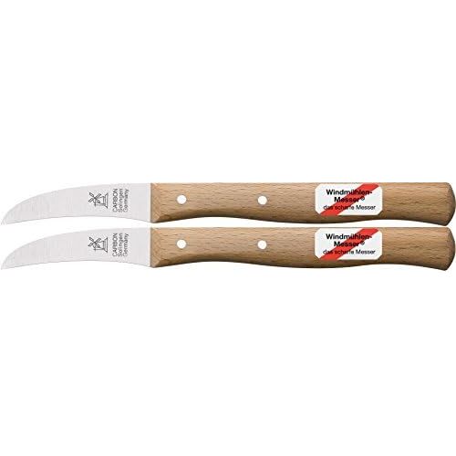  [아마존베스트]Windmuehlenmesser 2 x Paring Knives, Vegetable Knives, Small Kitchen Knives, 6 cm Windmill Knife, Bird Beak