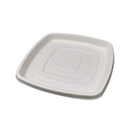 Sugarcane Square Dish (Case of 24), PacknWood - White Paper Plate (11.75 x 11.75) 210APUS318