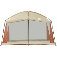 CAMPROS CP CAMPROS Screen House Room 12 x 10 Ft Screened Mesh Net Wall Canopy Tent Camping Tent Screen Shelter Gazebos for Patios Outdoor Camping Activities