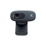 Amazon Renewed Logitech C270 3 Megapixels HD Webcam - 720p Video - Widescreen - USB 2.0 Interface - Black (Renewed)