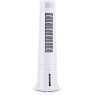 [아마존베스트]Klarstein Highrise 3-in-1 Air Cooler, Fan, Humidifier, 35 W, 530 m³/h, Max. 2.5 L, Ice Pack, Three Ventilation Modes, Oscillation Function, Timer, Carrying Tray, Remote Control, Sn
