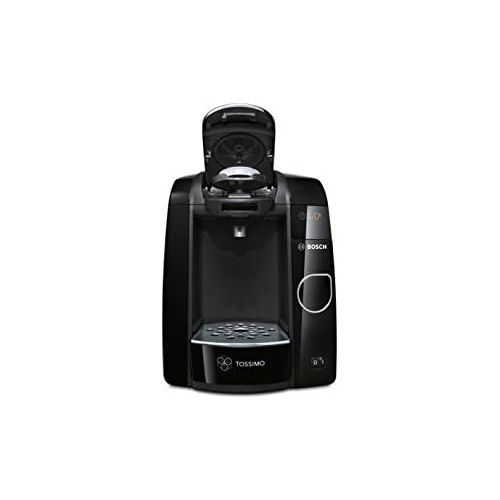  Bosch TAS4502 Tassimo Multi-Getranke-kaffeeautomat JOY (mit Brita Wasserfilter, Getrankevielfalt, 1-Knopf-Bedienung), Intenso Black / anthrazit