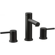 Moen T6193BL Align Two-Handle Modern 8-Inch Widespread Bathroom Faucet Trim Kit, Valve Required, Matte Black