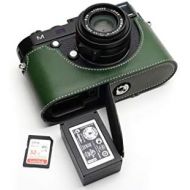 TP Original Handmade Genuine Real Leather Half Camera Case Bag Cover for Leica M M240 M240-P M246 M-P MM MP M262 Green Color